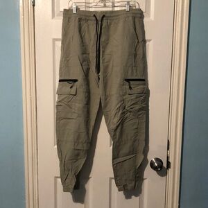 Men's Olive Cargo Pants